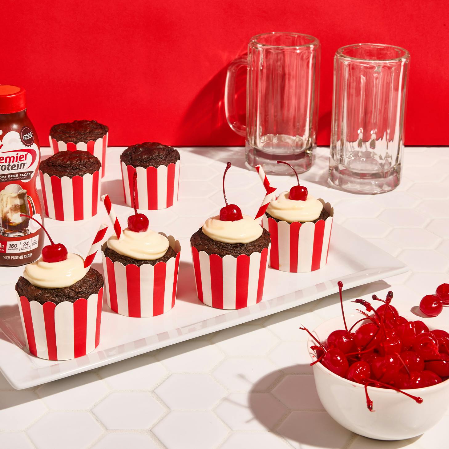 Root Beer Float Cupcakes