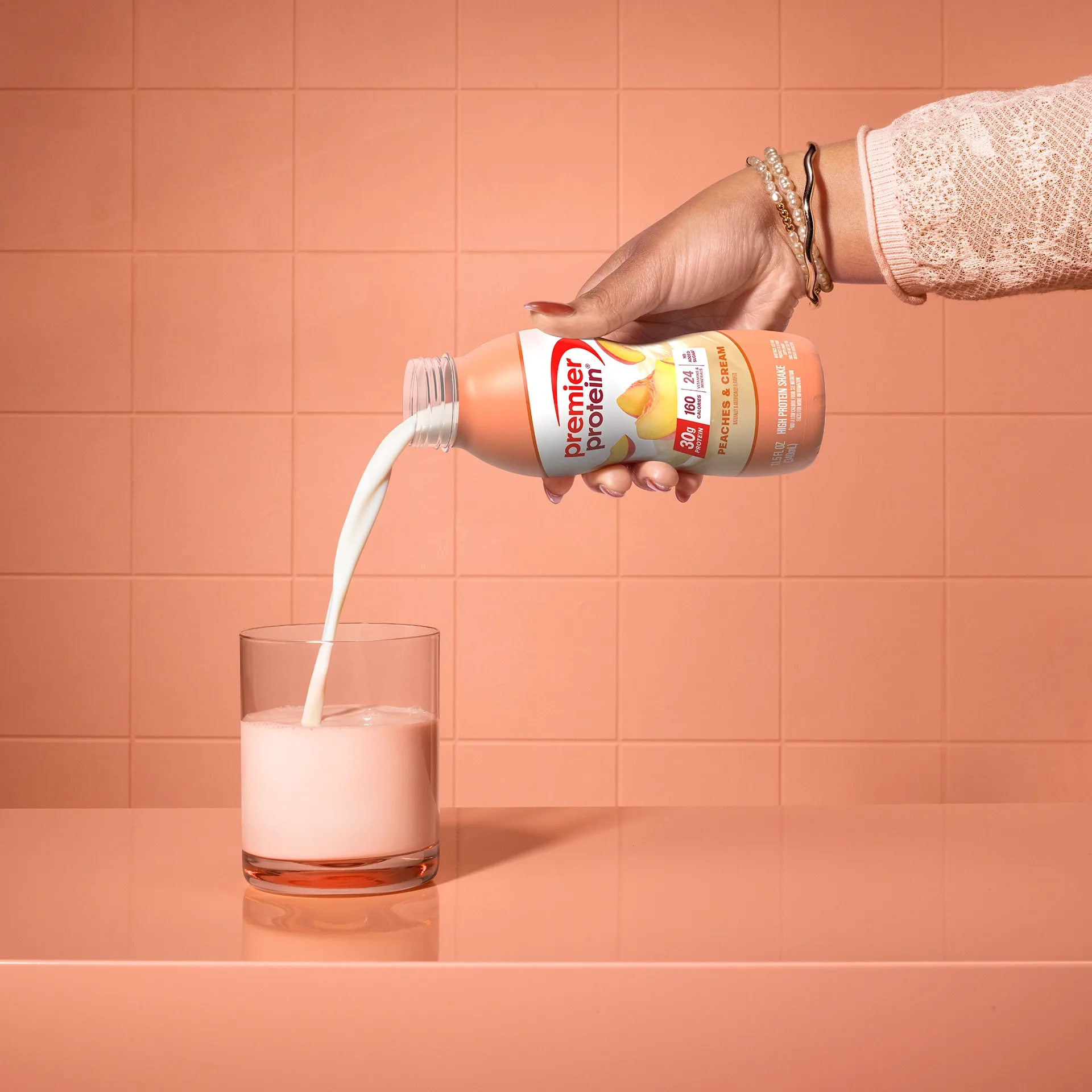 Peaches & Cream Protein Shake - Image 2