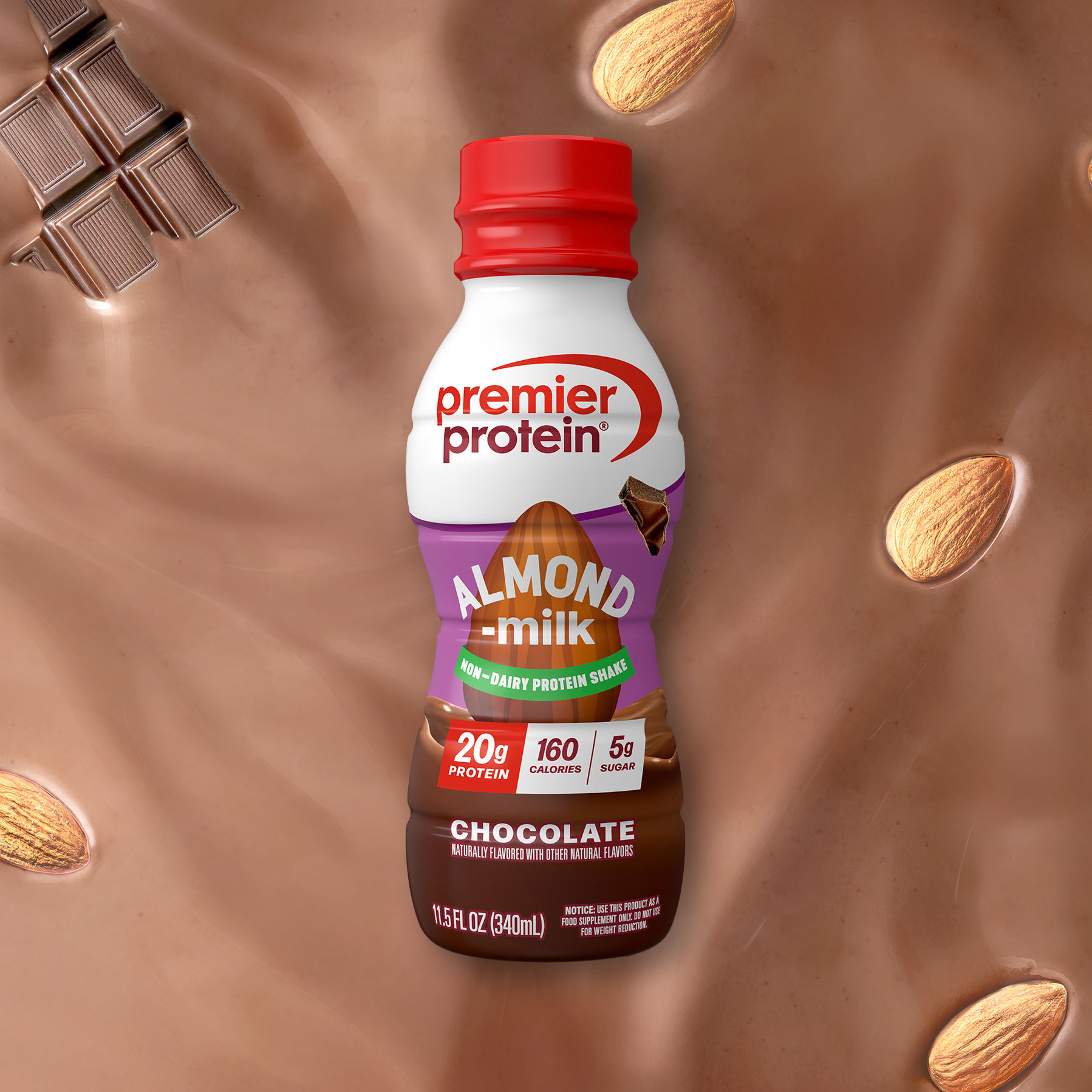 Chocolate Almondmilk Non-Dairy Protein Shake - Image 3