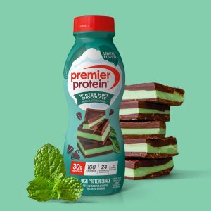 Winter Mint Chocolate Protein Shake